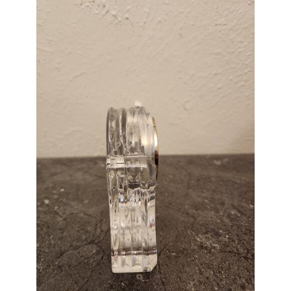 WATERFORD Crystal "Abbey" Clock Made In Ireland - Picture 2 of 6